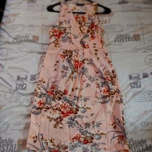 Shein, Small, Pink Floral Dress